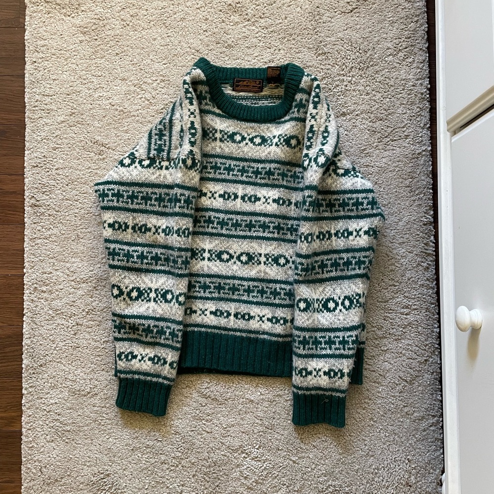 Eddie Bauer wool sweater